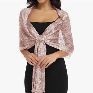 Sparkling Shawl w/buckle